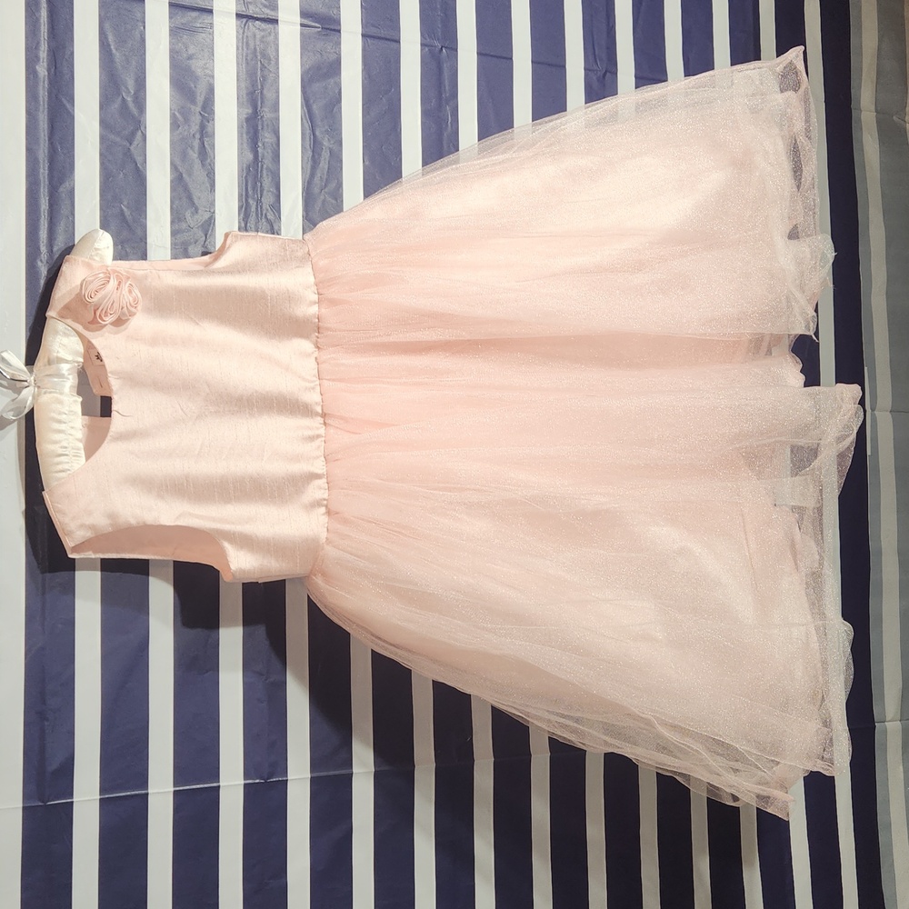 Pink princess dress 5t with tulle skirt